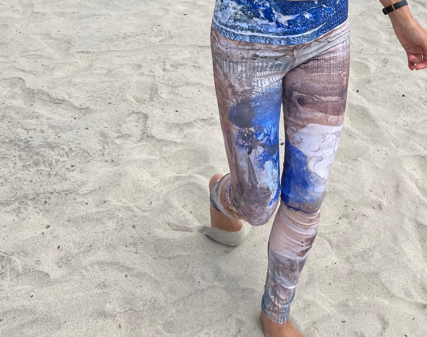 Legging Nuée bleue